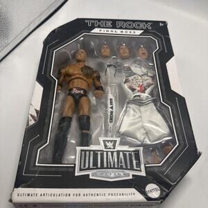 WWE Ultimate Edition Final Boss The Rock Mattel Exclusive